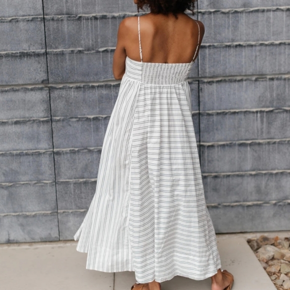 Free People | NWT Easy Breezy Striped Dress - Picture 2 of 11